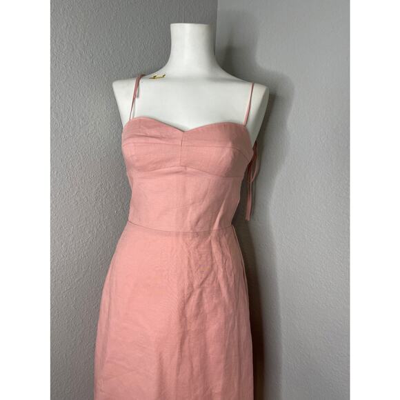 Amanda Uprichard X REVOLVE Cava Midi Dress in Blush S - Picture 4 of 11